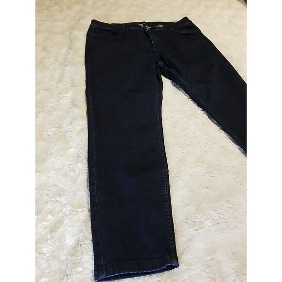 G by Giuliana Jeans Womens Size 16 Petite Blue Straight Denim Stretch - Picture 3 of 9